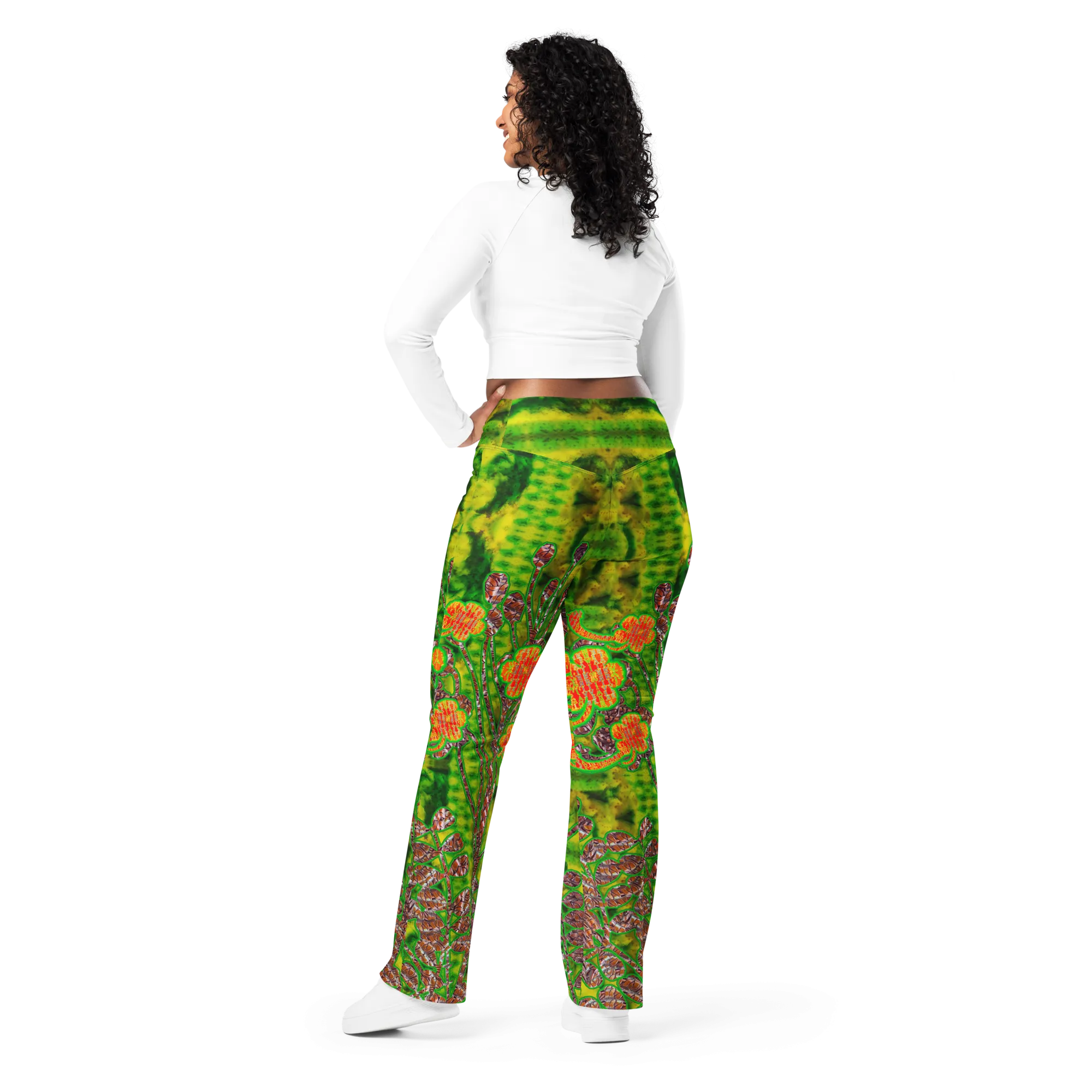 Flare Leggings (Her/Muliebris)(WindSong Flower) RJSTH@Fabric#3 RJSTHW2024 RJS