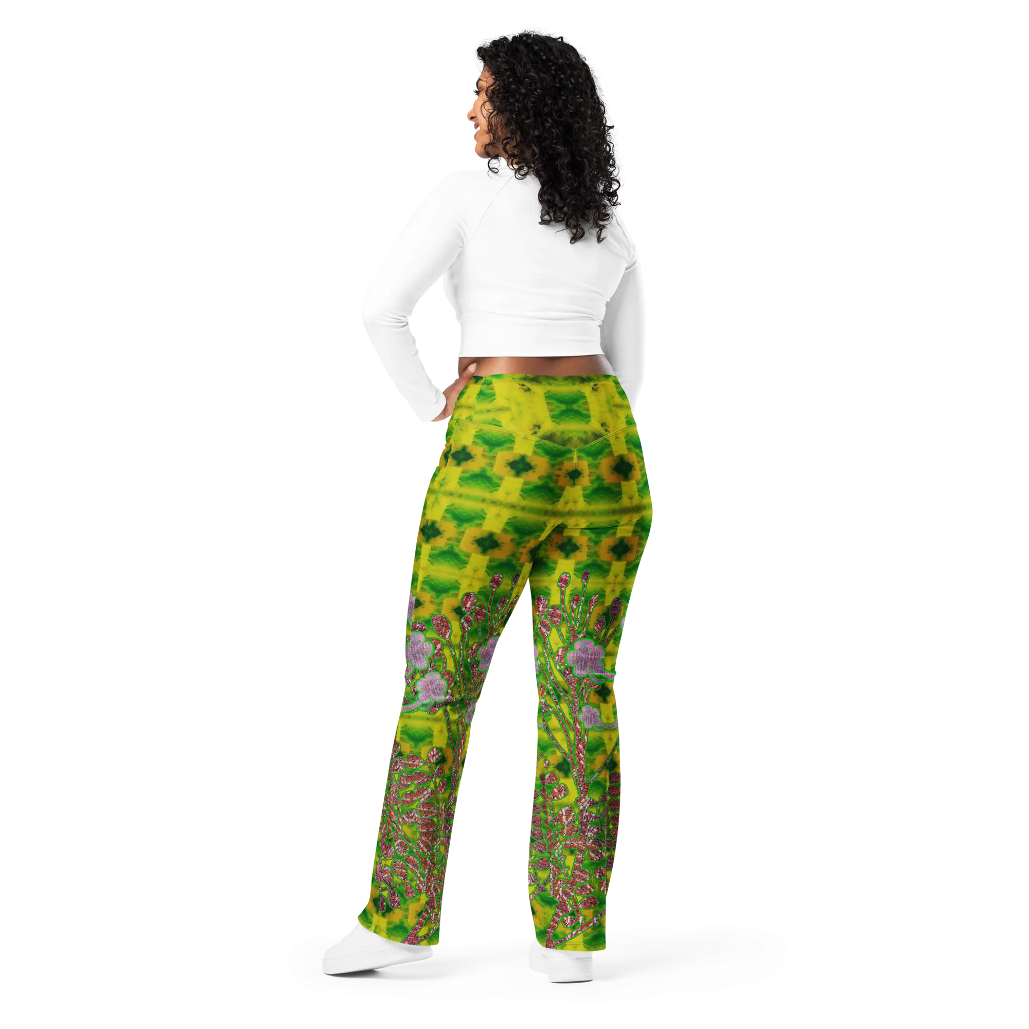 Flare Leggings (Her/Muliebris)(WindSong Flower) RJSTH@Fabric#5 RJSTHW2024 RJS