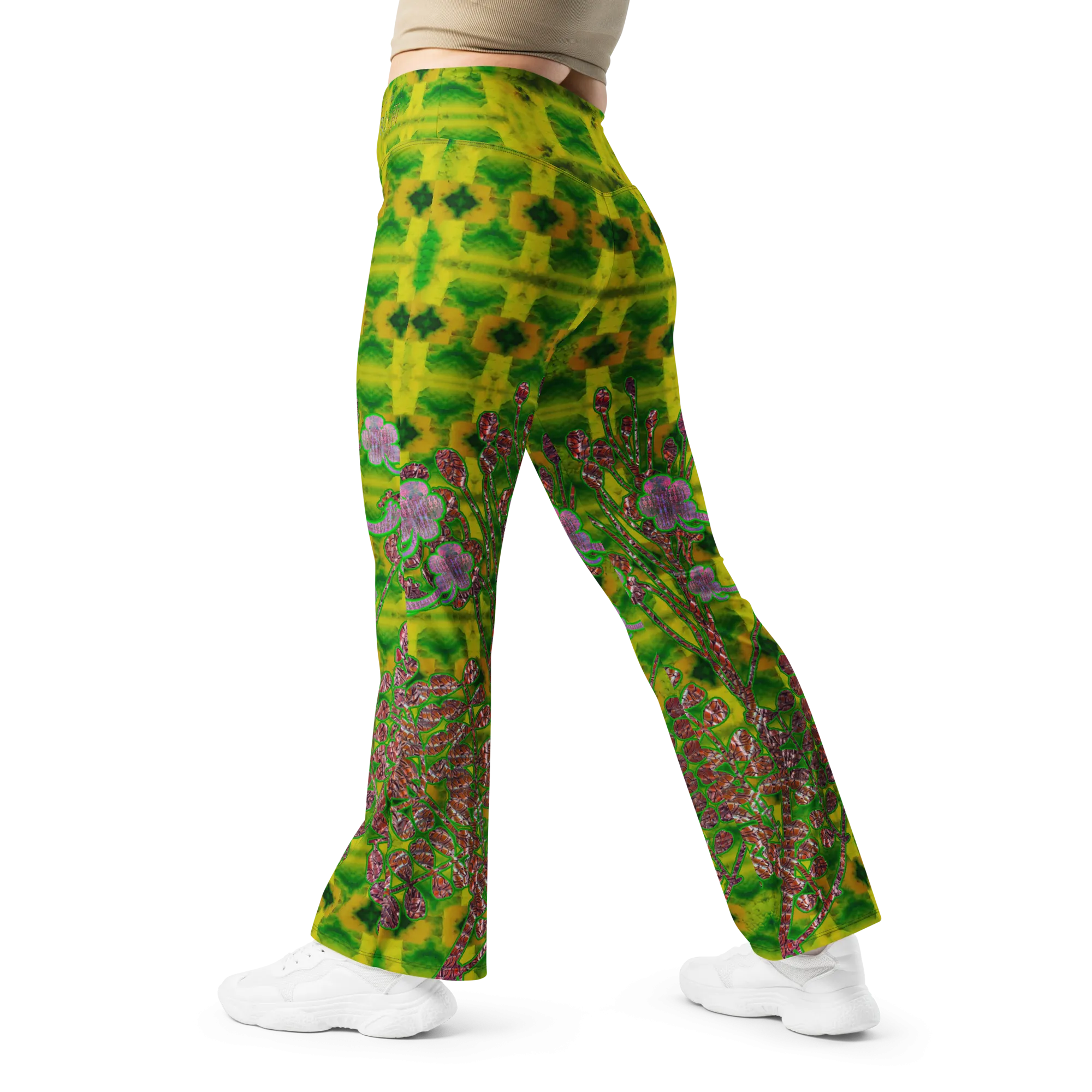 Flare Leggings (Her/Muliebris)(WindSong Flower) RJSTH@Fabric#5 RJSTHW2024 RJS