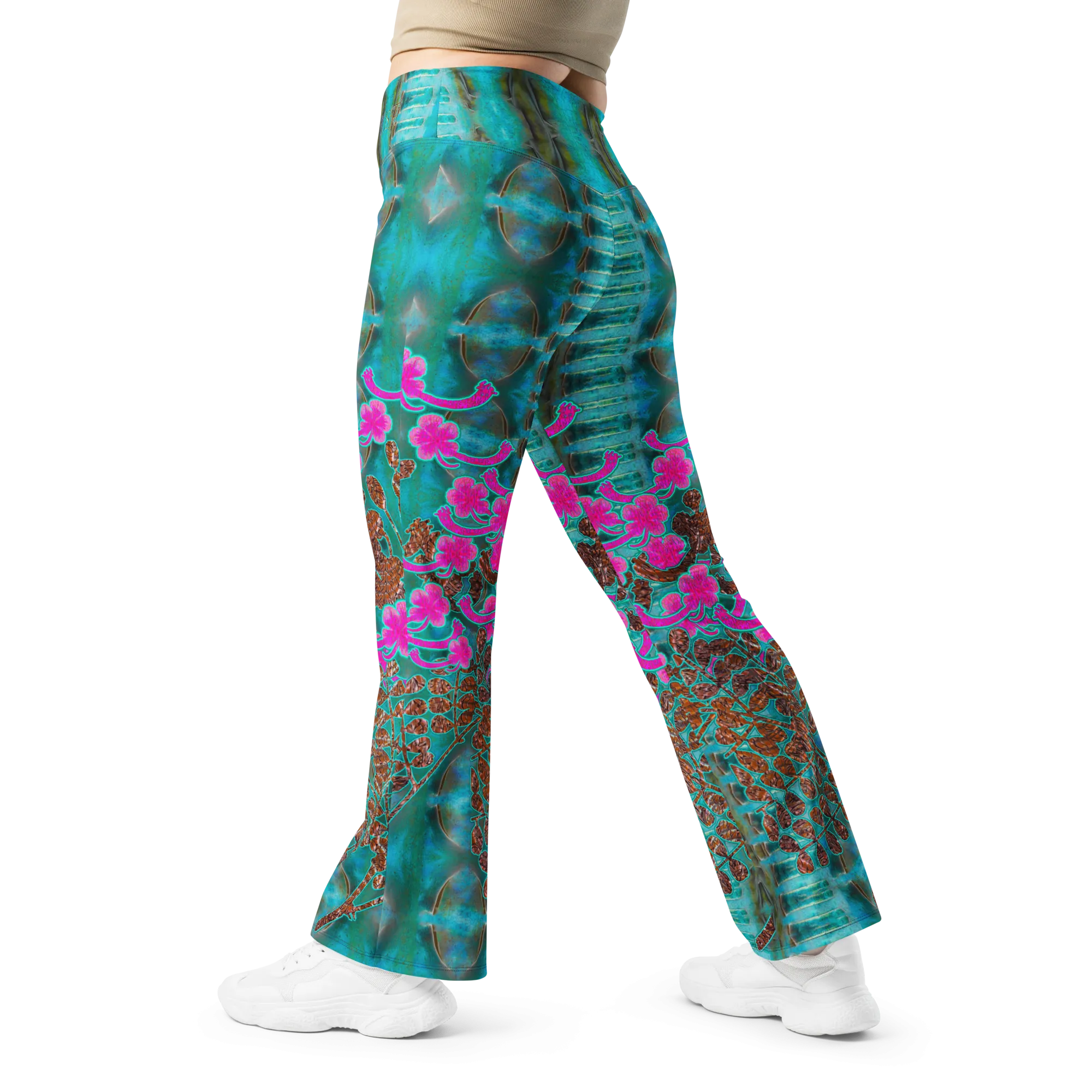 Flare Leggings (Her/Muliebris)(WindSong Flower) RJSTH@Fabric#8 RJSTHW2024 RJS