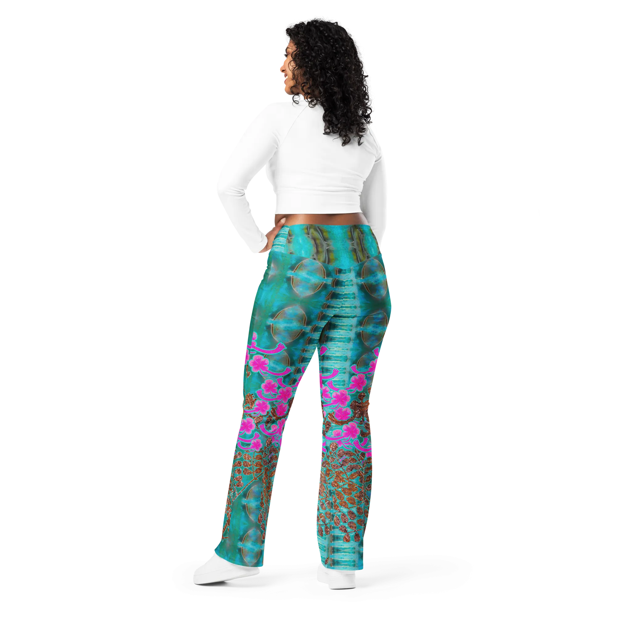 Flare Leggings (Her/Muliebris)(WindSong Flower) RJSTH@Fabric#8 RJSTHW2024 RJS