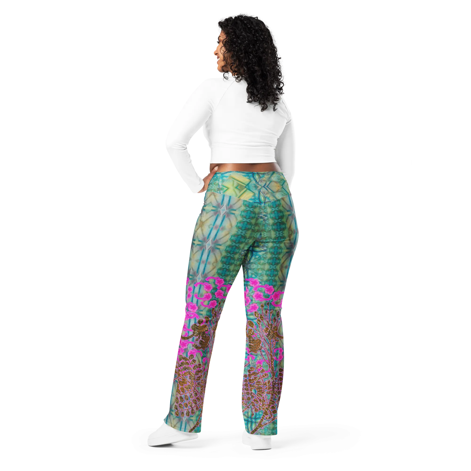 Flare Leggings (Her/Muliebris)(WindSong Flower) RJSTH@Fabric#9 RJSTHW2024 RJS