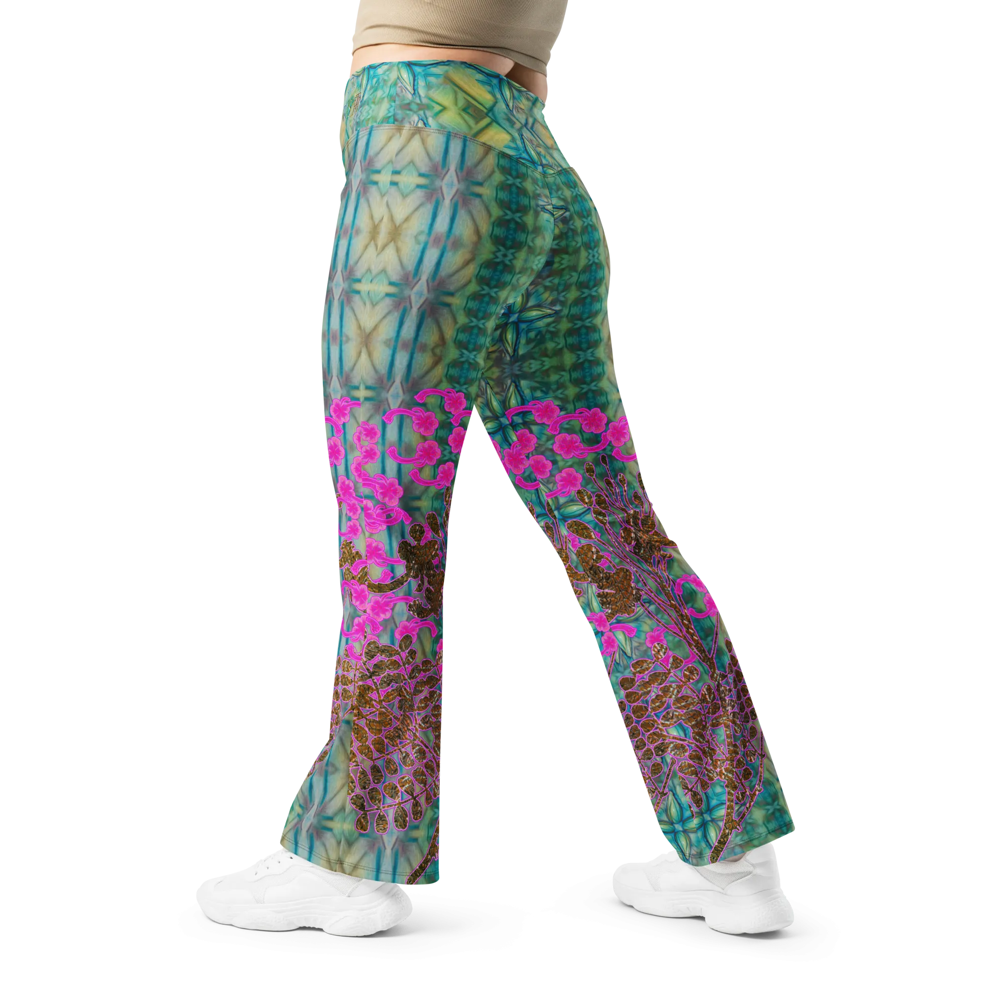Flare Leggings (Her/Muliebris)(WindSong Flower) RJSTH@Fabric#9 RJSTHW2024 RJS