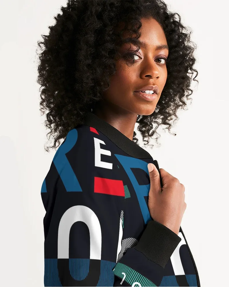 Freedom Collection Women's Athleisure Bomber Jacket