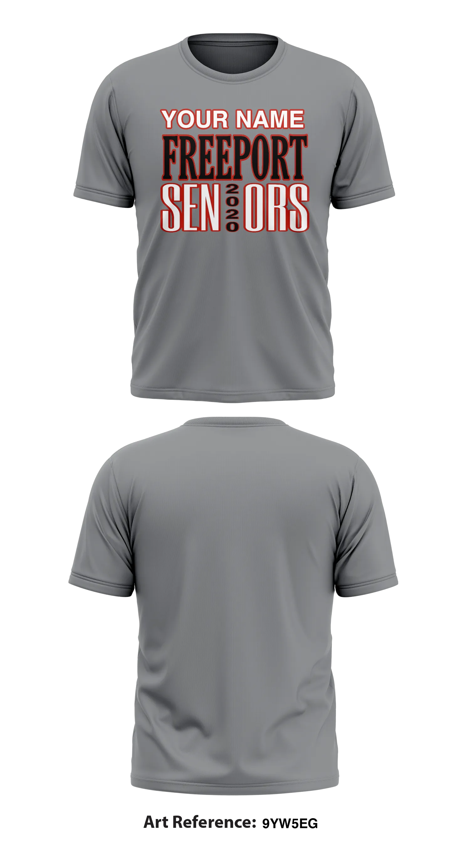 Freeport Seniors Core Men's SS Performance Tee - 9Yw5eg
