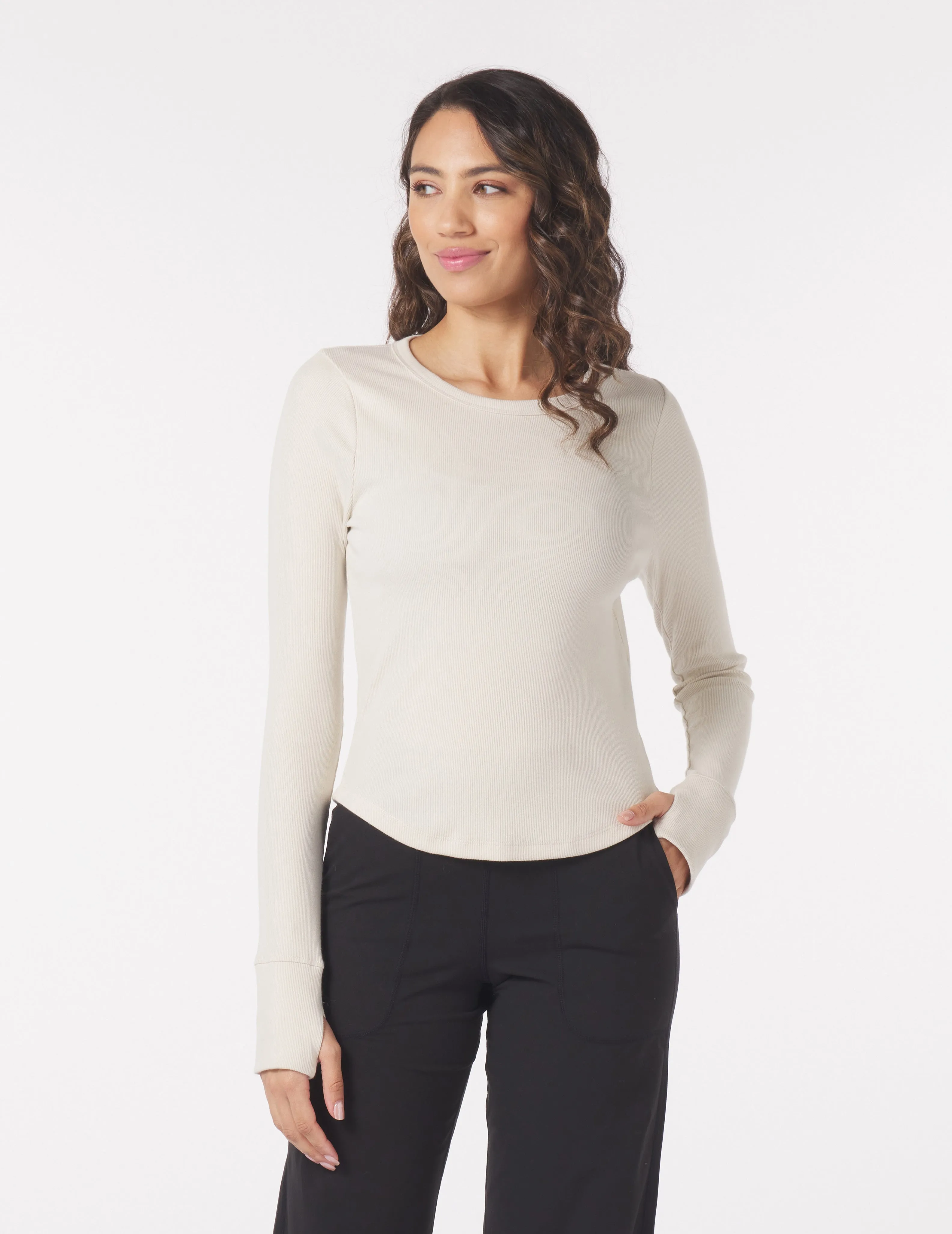Go To Long Sleeve: Oatmilk
