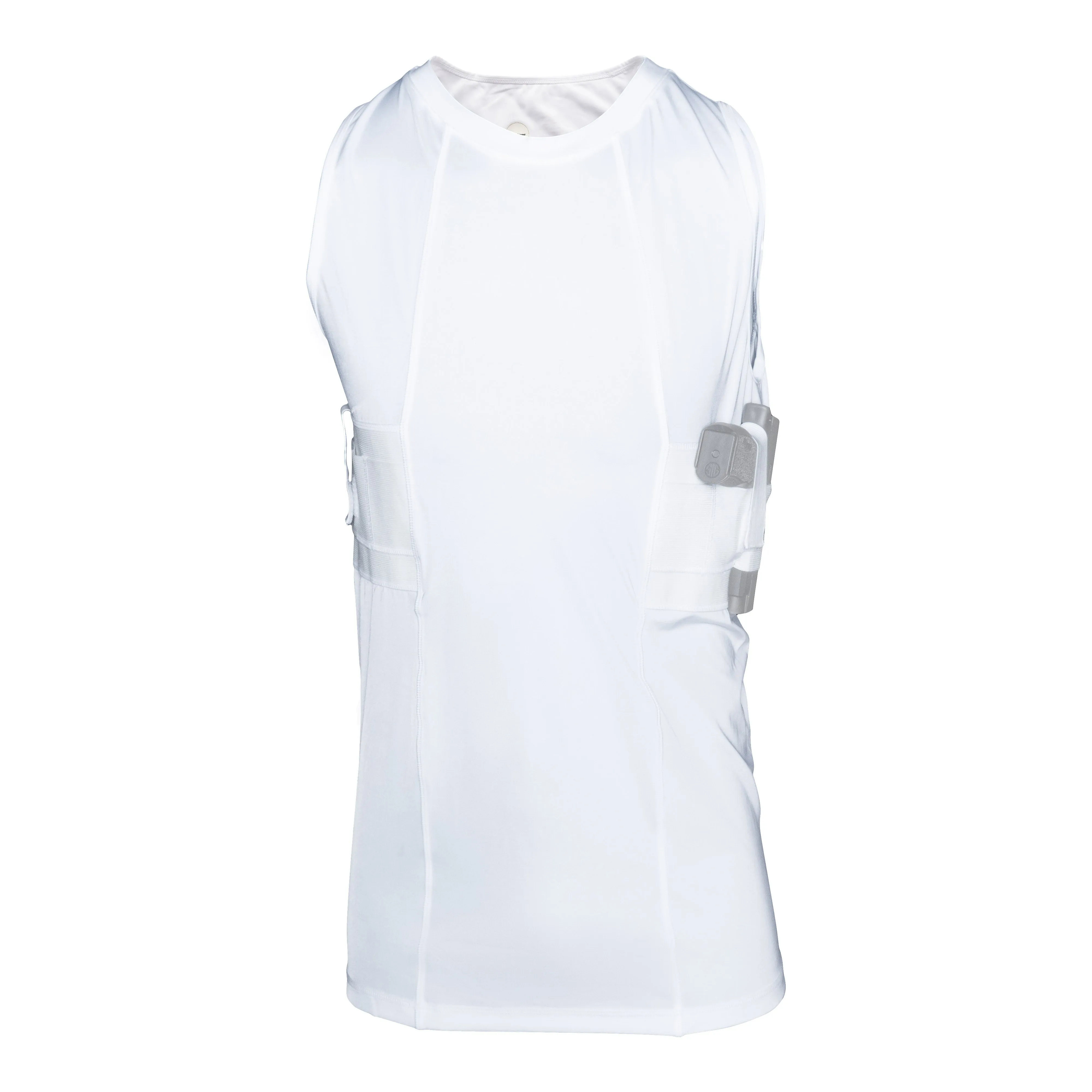 Graystone Gun Holster Tank Top Shirt Men - Easy Reach Gun Concealment Sleeveless Top Tank CCW Shirt