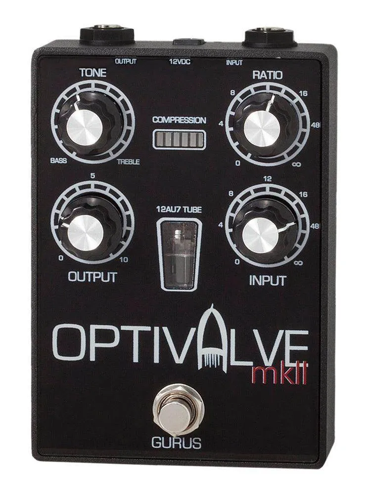 Gurus Optivalve MkII (Tube-Optical Compressor/Limiter Pedal)