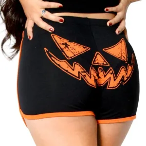 Halloween Jackolantern Running Lounge Shorts S-M-L-XL-2XL-3XL NWT