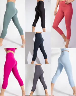 Happy Trails Capri Leggings w/Key Pocket