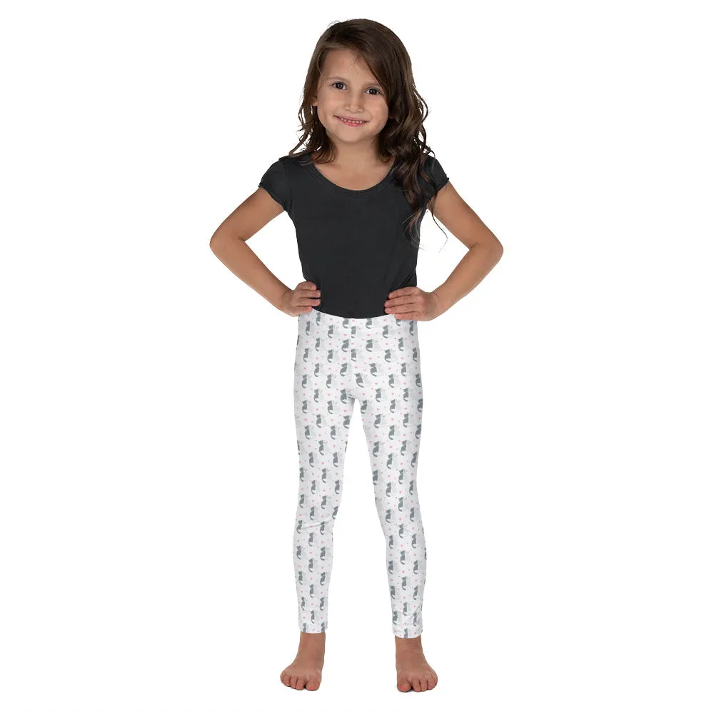 Hugging Cats - Valentine's Day - Kid's Leggings