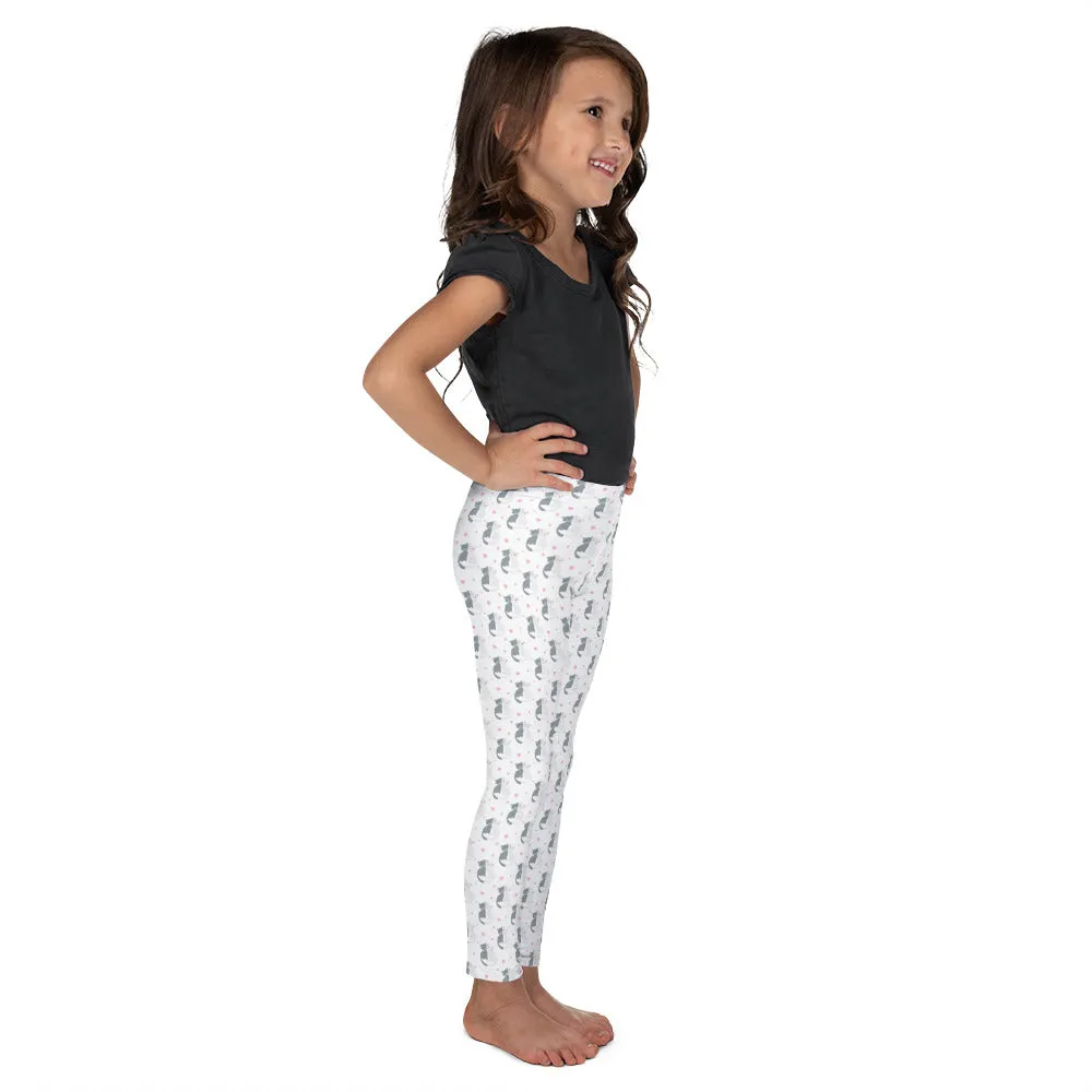 Hugging Cats - Valentine's Day - Kid's Leggings