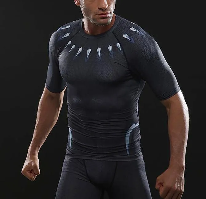 INFINITY WAR BLACK PANTHER Gym T-Shirt