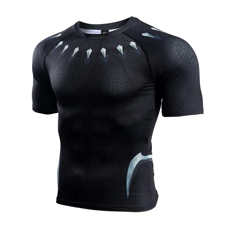 INFINITY WAR BLACK PANTHER Gym T-Shirt
