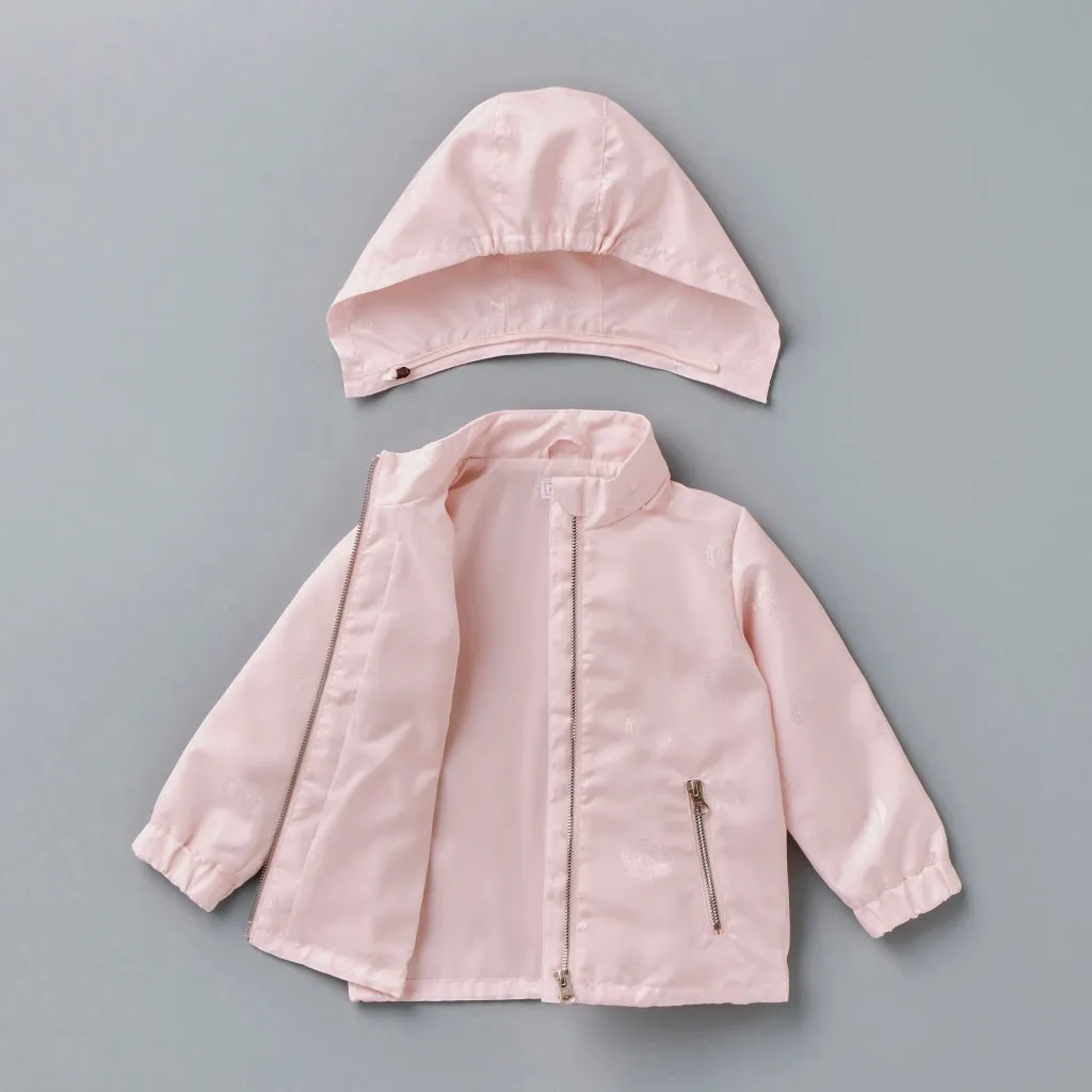 Jacquard Windbreaker Jacket