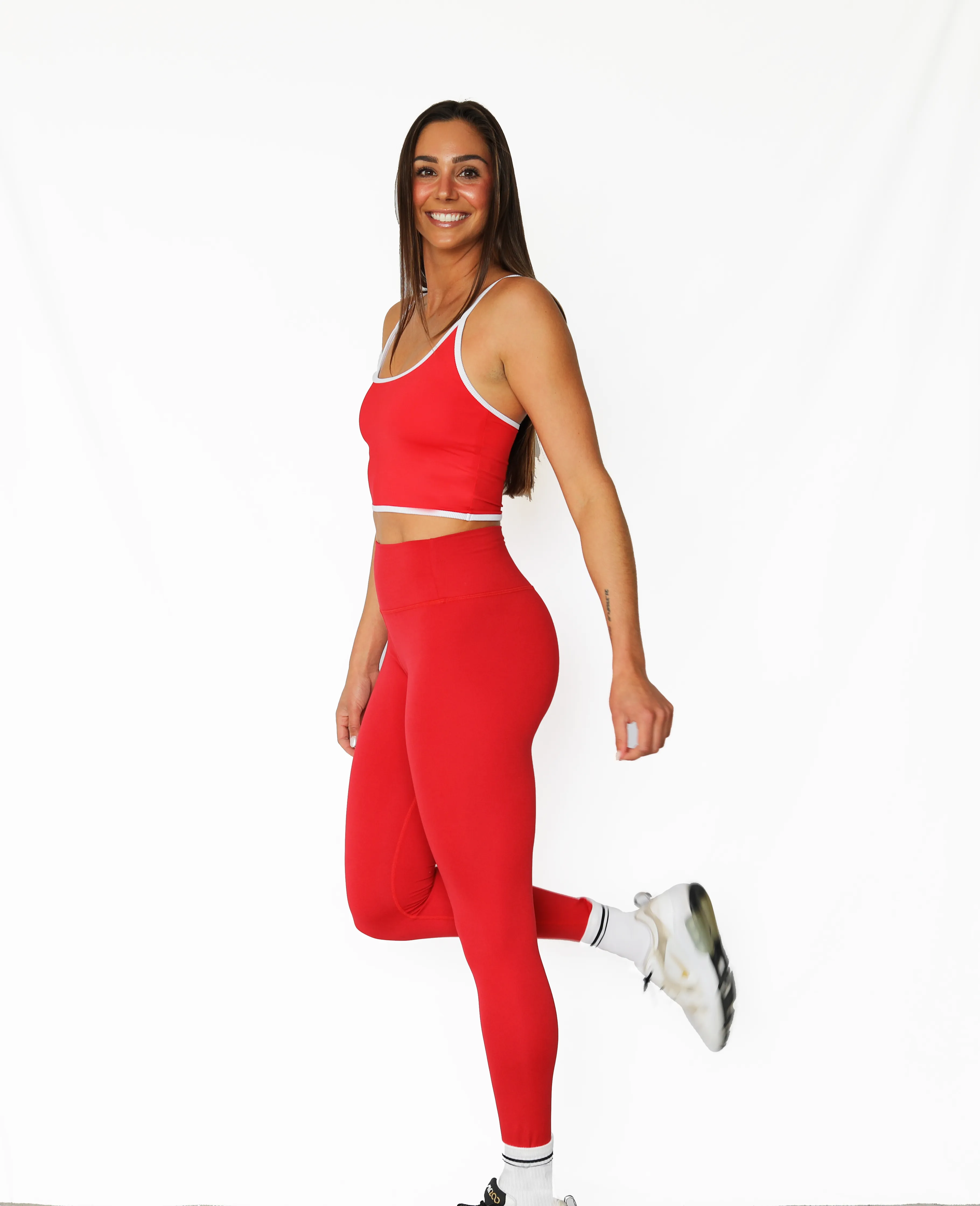 Jessie Hybrid Top - Red