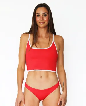 Jessie Hybrid Top - Red