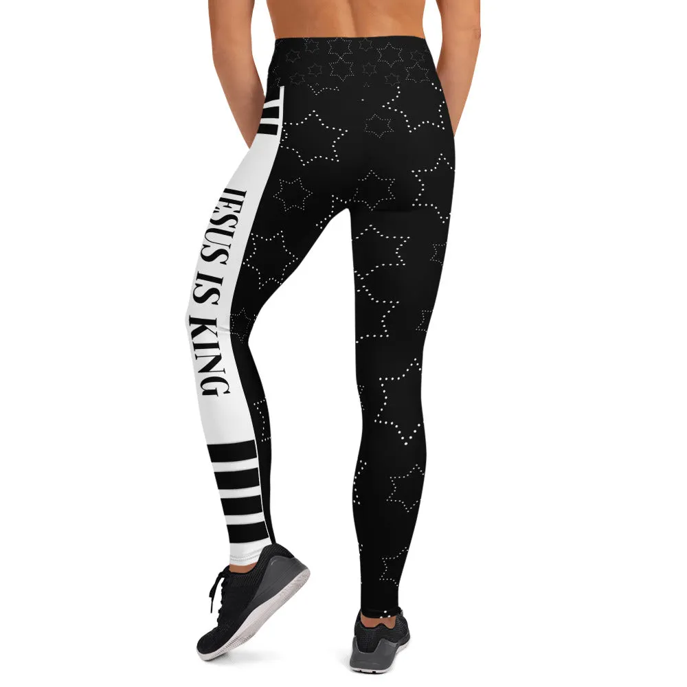 JESUS IS KING Leggings