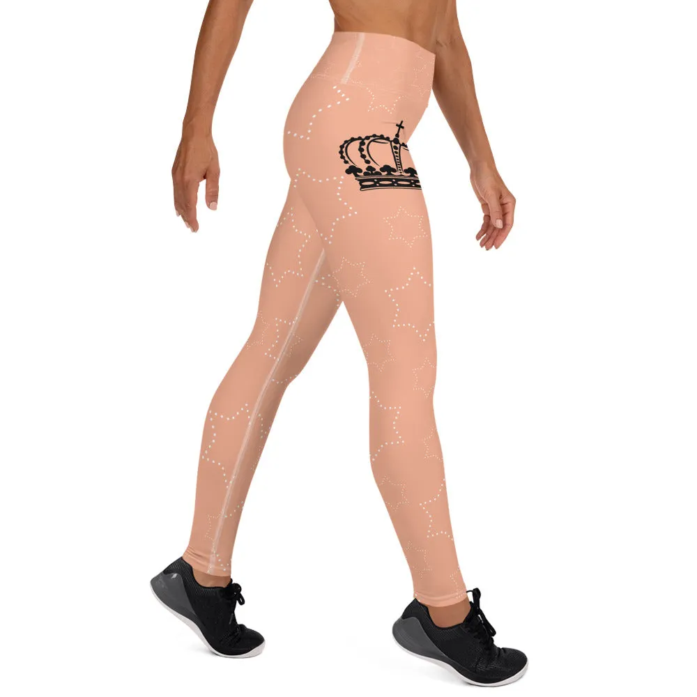 JESUS IS KINGS Coral Leggings
