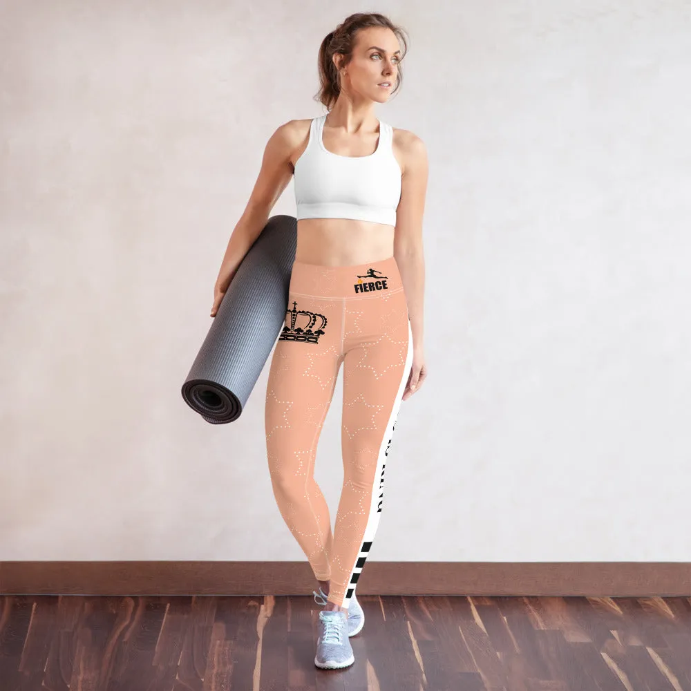 JESUS IS KINGS Coral Leggings