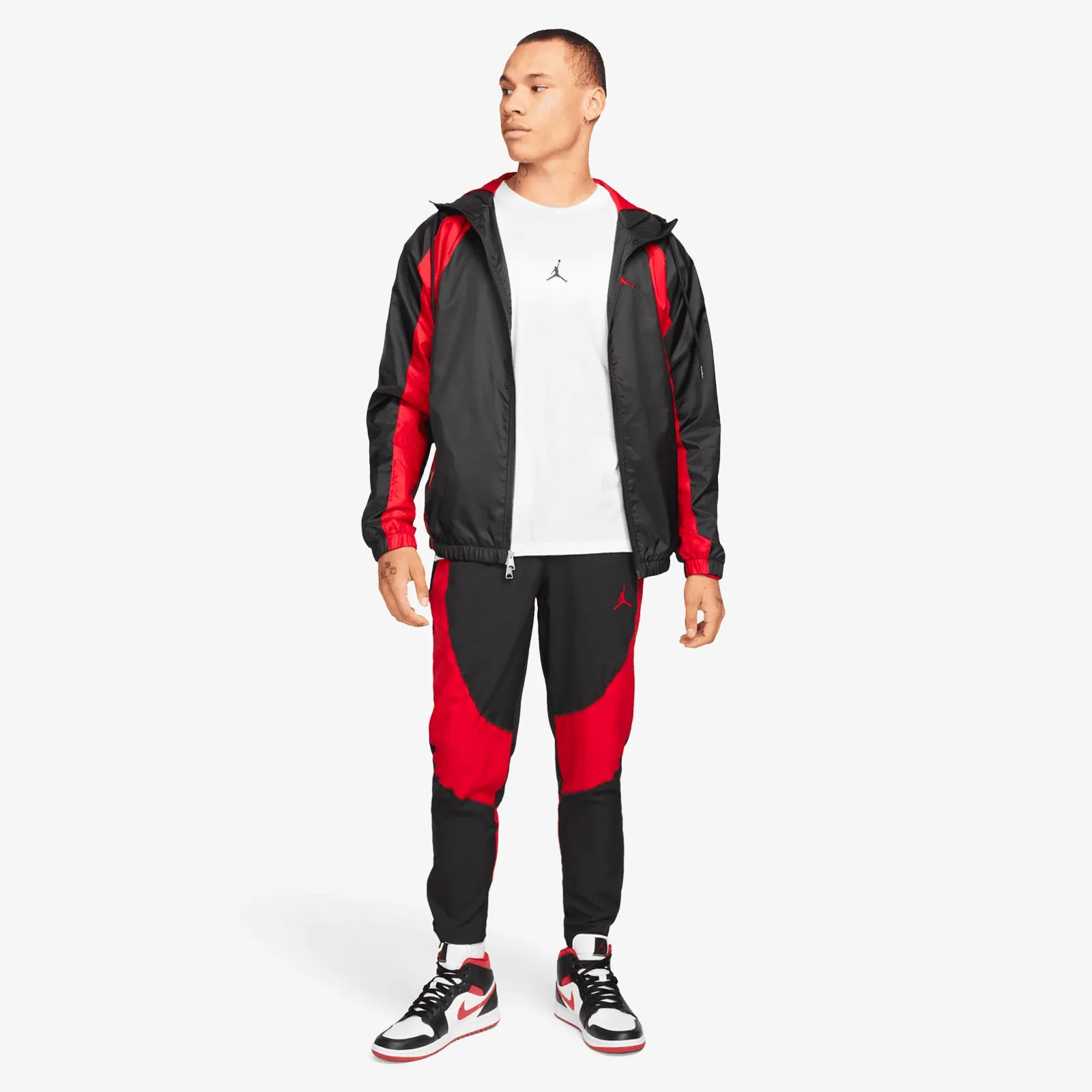 Jordan Essentials Woven Jacket - Black/Red