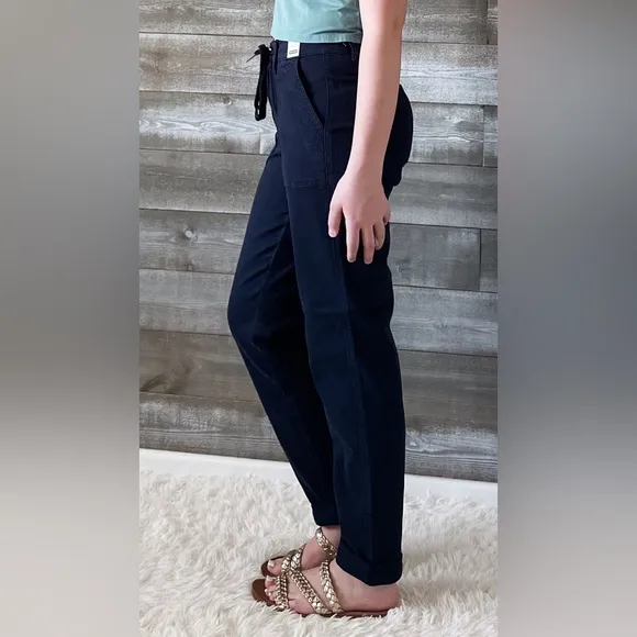 judy blue high waist garment dyed navy cuffed denim joggers JB88813REG size 25