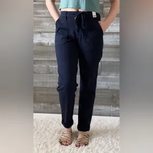 judy blue high waist garment dyed navy cuffed denim joggers JB88813REG size 25