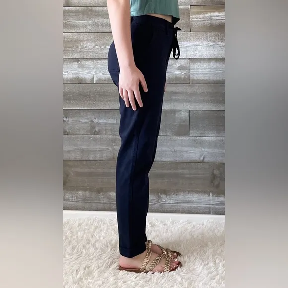 judy blue high waist garment dyed navy cuffed denim joggers JB88813REG size 25