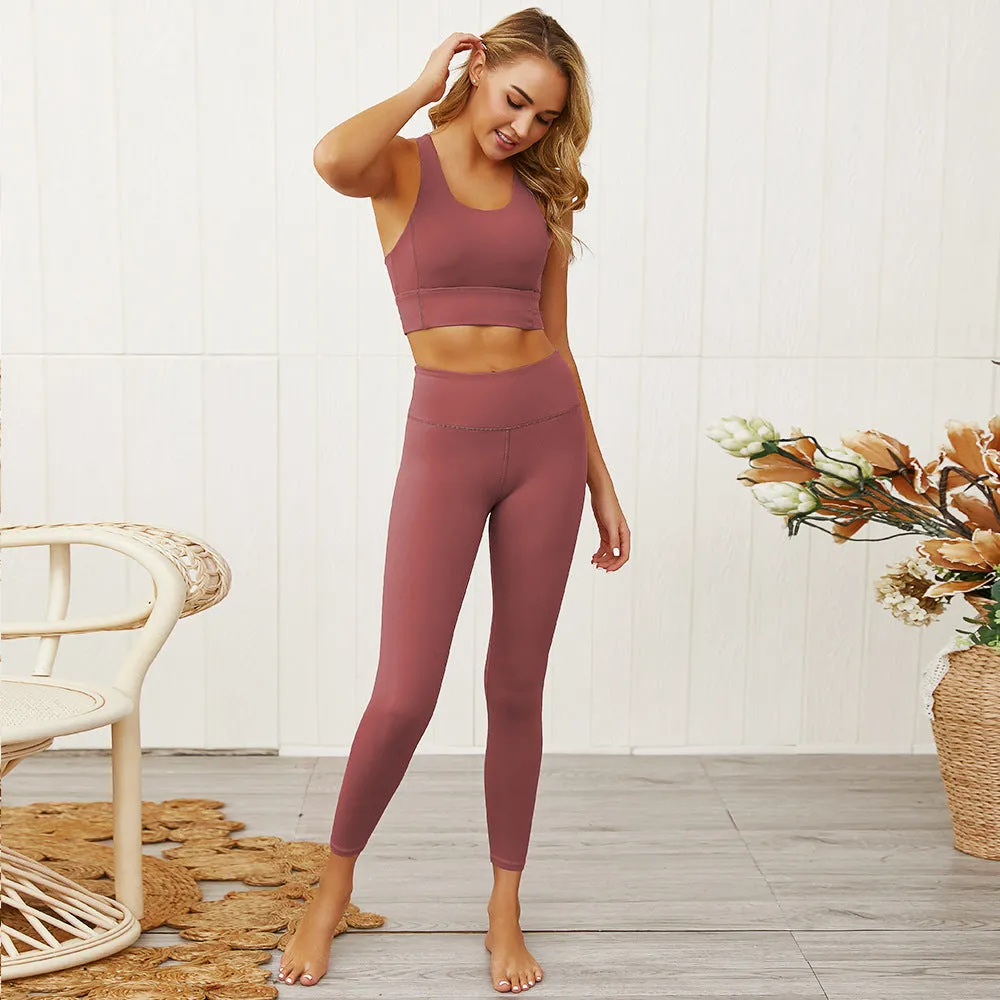 Kaminsky Fitness Women Suit Seamless Sports Set Workout