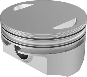 KB Performance KB348.030 Cast Piston Kit (95ci., Flat Top) - .030in. Oversize to 3.095in., 9.3:1 Compression