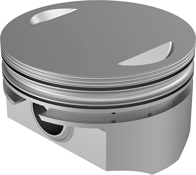 KB Performance KB348.030 Cast Piston Kit (95ci., Flat Top) - .030in. Oversize to 3.095in., 9.3:1 Compression