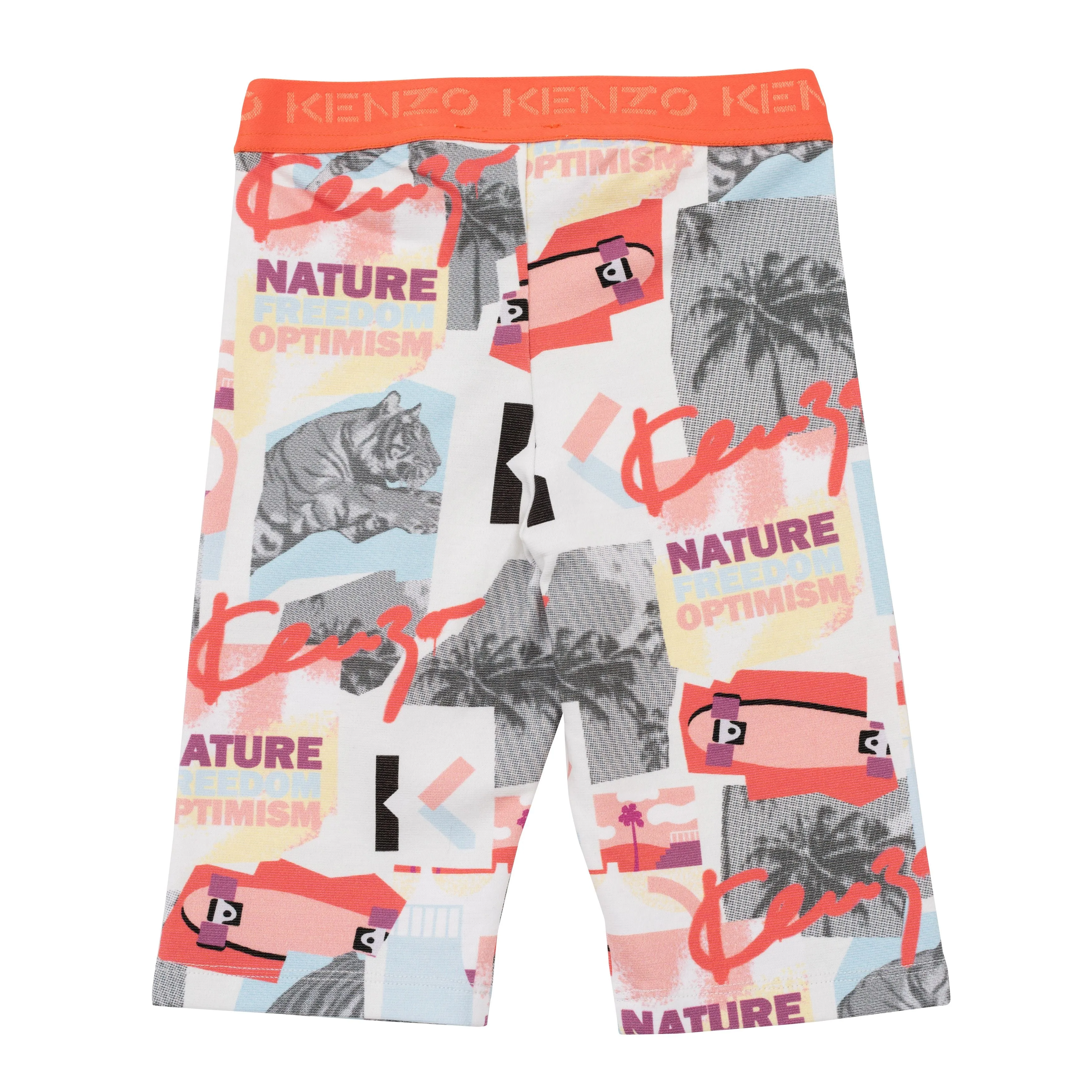 Kenzo Jungle Aztech Cycling Shorts