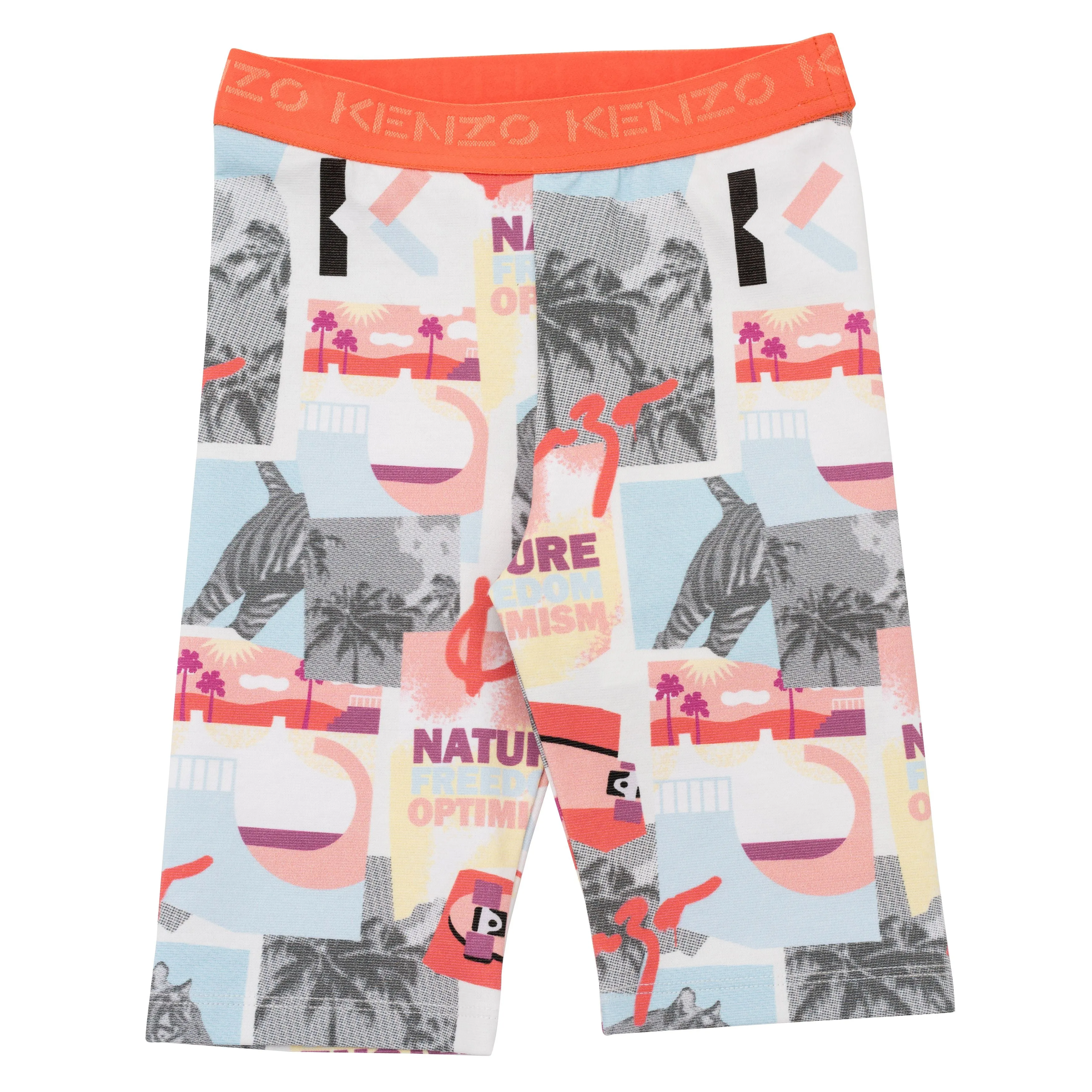 Kenzo Jungle Aztech Cycling Shorts