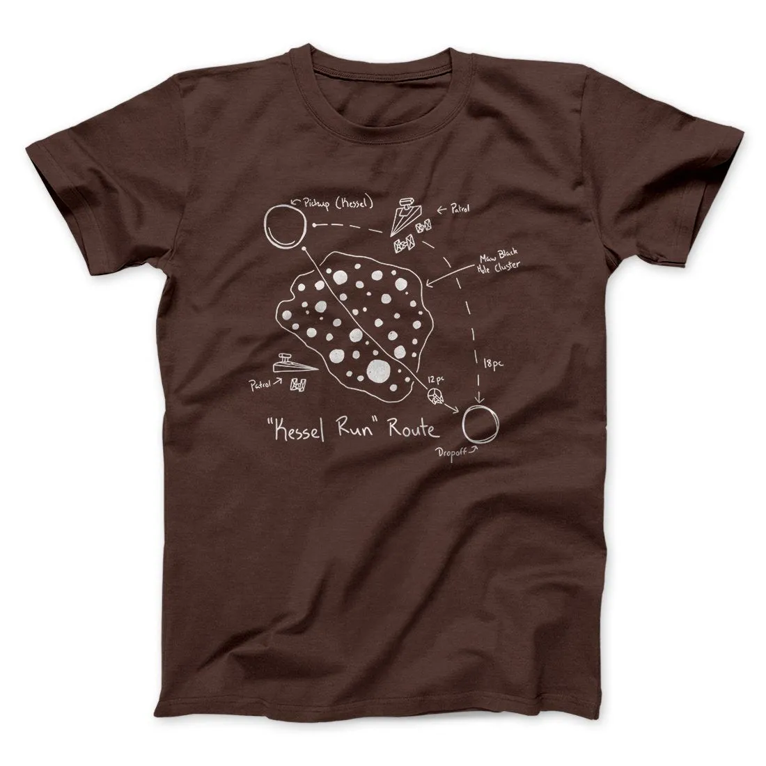 Kessel Run Directions Funny Movie Men/Unisex T-Shirt