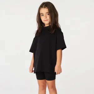 Kids Tales Children's Cycling Shorts Set -  Black