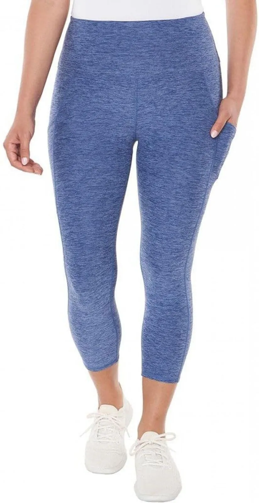 Kirkland Signature Womens Capri Leggings Brushed Yoga Leggings 7772020