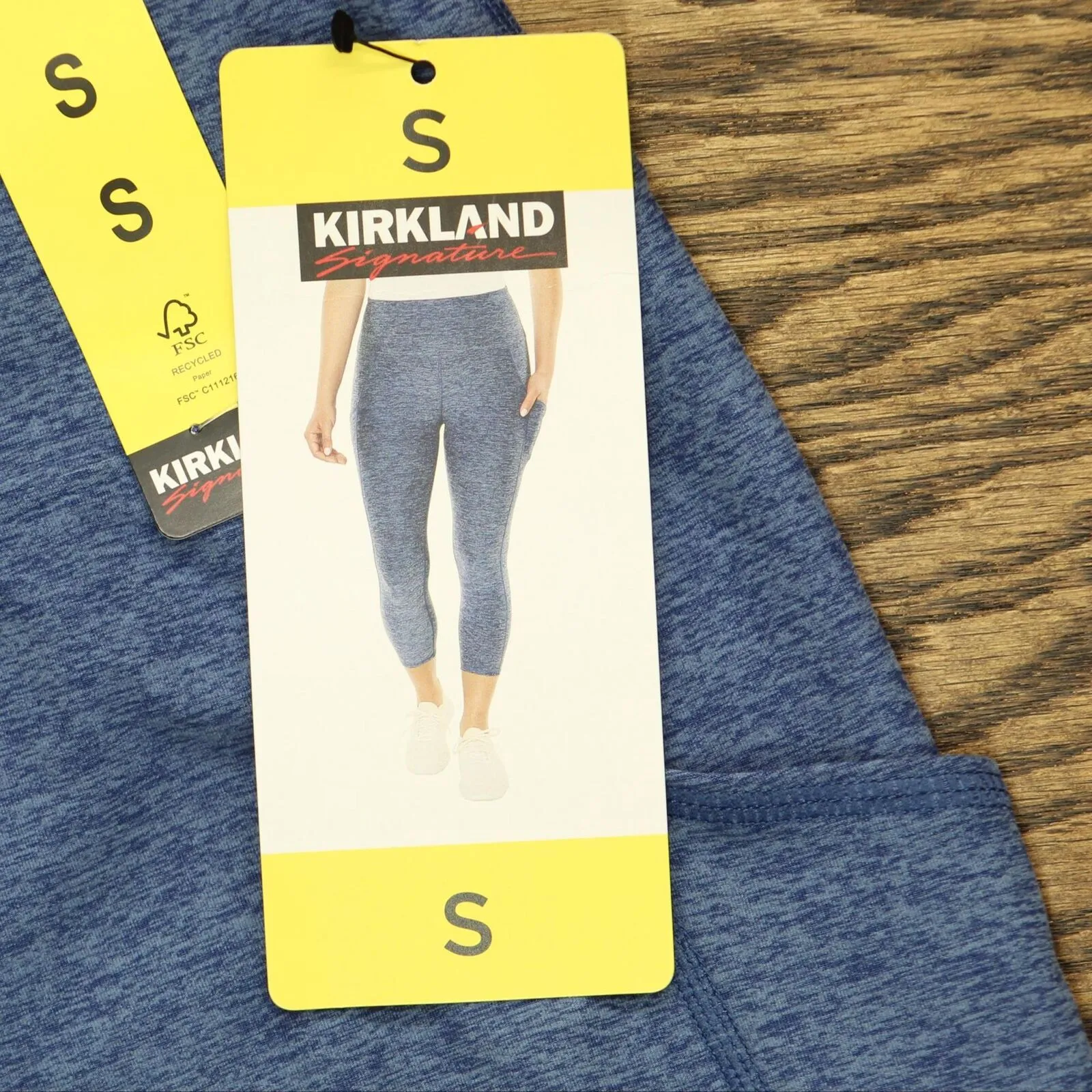 Kirkland Signature Womens Capri Leggings Brushed Yoga Leggings 7772020