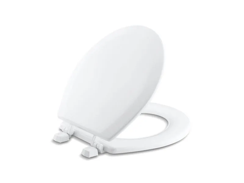 KOHLER K-4716-T Triko round-front toilet seat with plastic hinges
