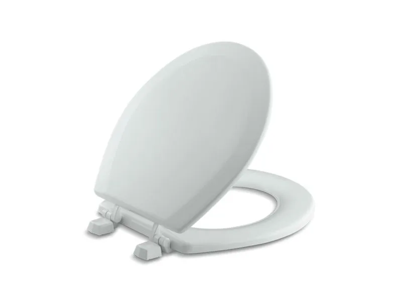 KOHLER K-4716-T Triko round-front toilet seat with plastic hinges