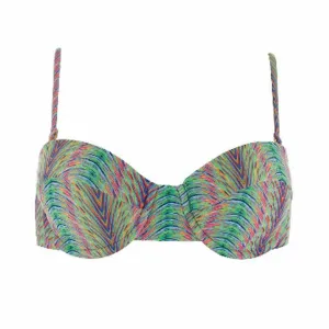 L Space Demi Underwire Bandeau Womens Bikini Tops