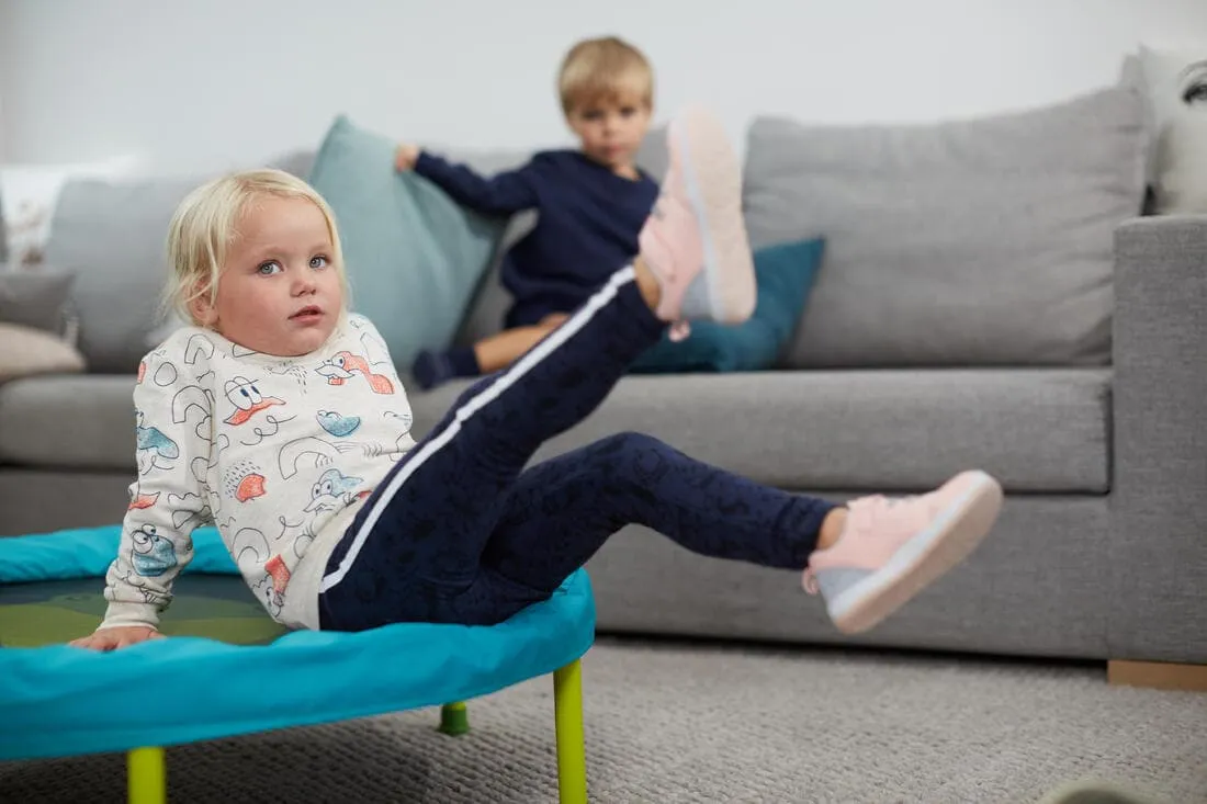 Legging chaud enfant - 120  Bleu avec motifs