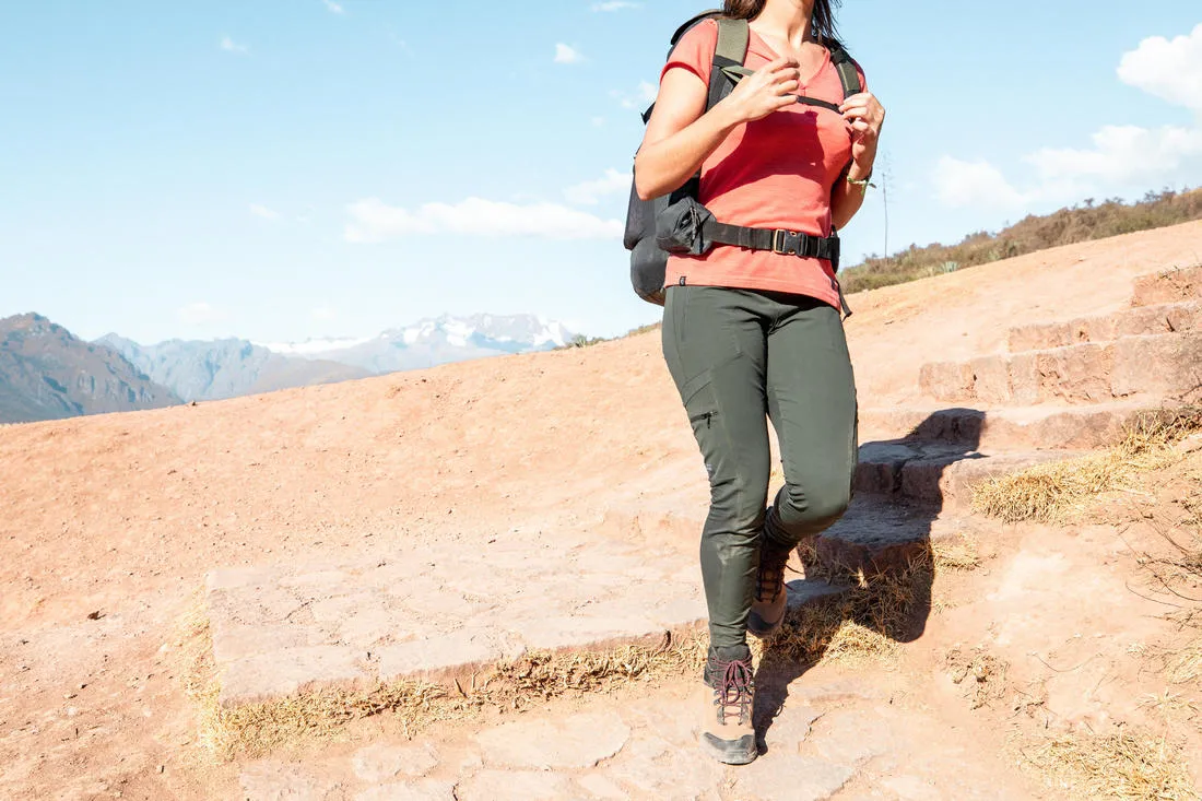 Legging de trekking & voyage resistant - femme - Travel 500
