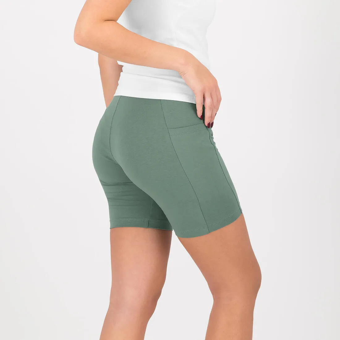 Legging fitness court PUMA femme vert