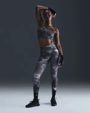 LEGGINGS NIKE PRO PANTA DONNA CROSSFIT WORKOUT YOGA NERO GRIGIO
