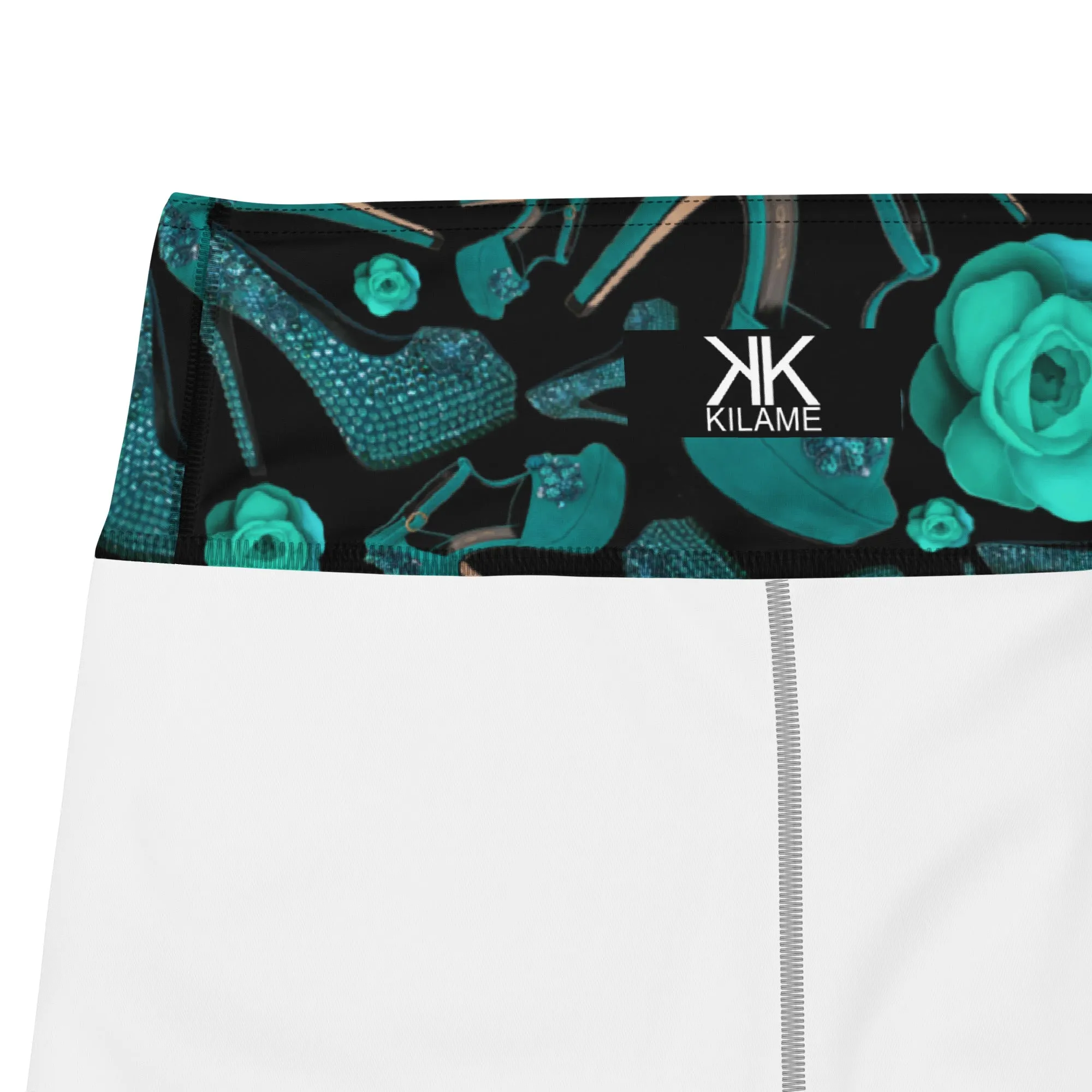 Leggings 'Rose verdi'