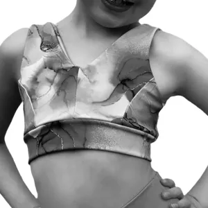 Lil Blackcomb Bralette - {black with myster band}