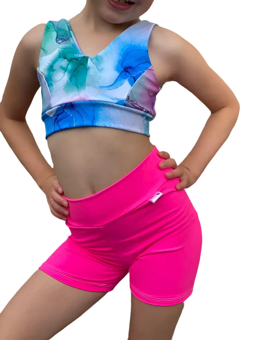 Lil Blackcomb Bralette - {black with myster band}