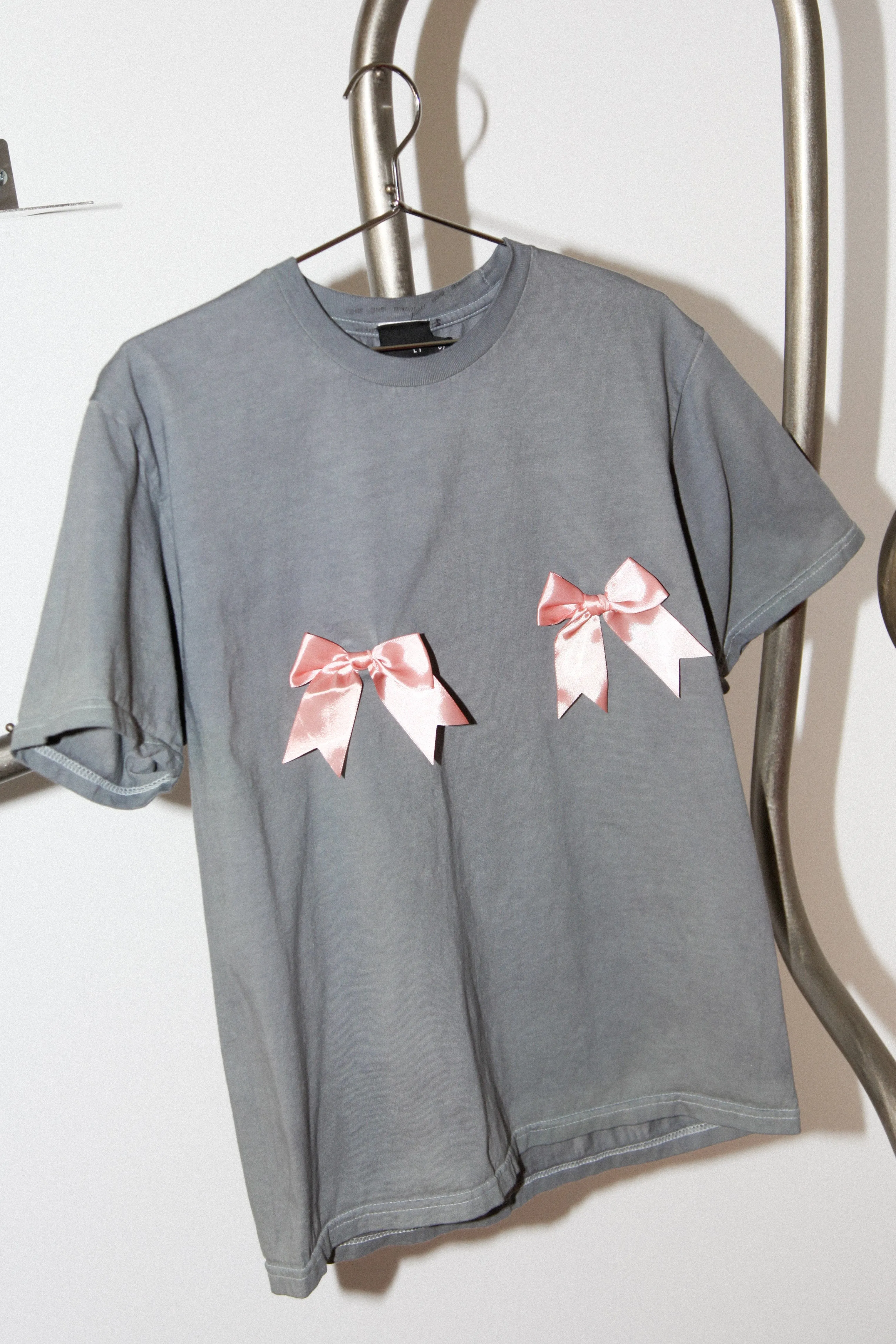 Liv Top with Nipple Bows in Stone