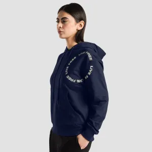 Live Free Regular Hoodie (Navy)