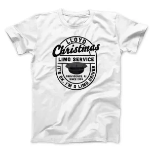 Lloyd Christmas Limo Service Funny Movie Men/Unisex T-Shirt